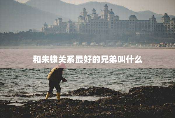 和朱棣关系最好的兄弟叫什么