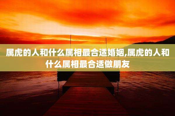 属虎的人和什么属相最合适婚姻,属虎的人和什么属相最合适做朋友