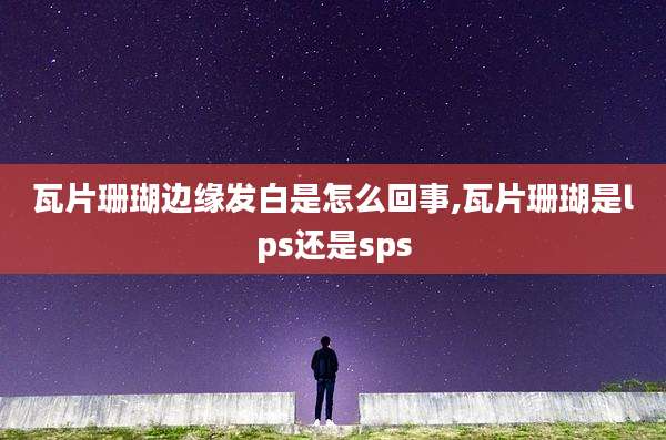 瓦片珊瑚边缘发白是怎么回事,瓦片珊瑚是lps还是sps