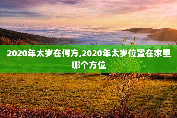 2020年太岁在何方,2020年太岁位置在家里哪个方位