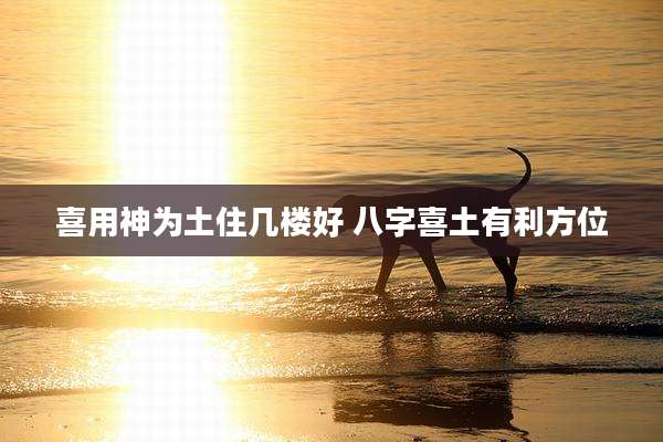 喜用神为土住几楼好 八字喜土有利方位