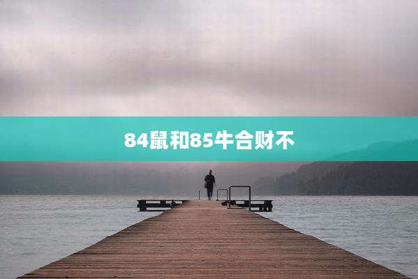 84鼠和85牛合财不