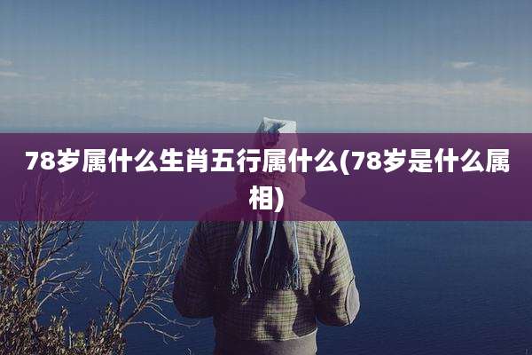 78岁属什么生肖五行属什么(78岁是什么属相)