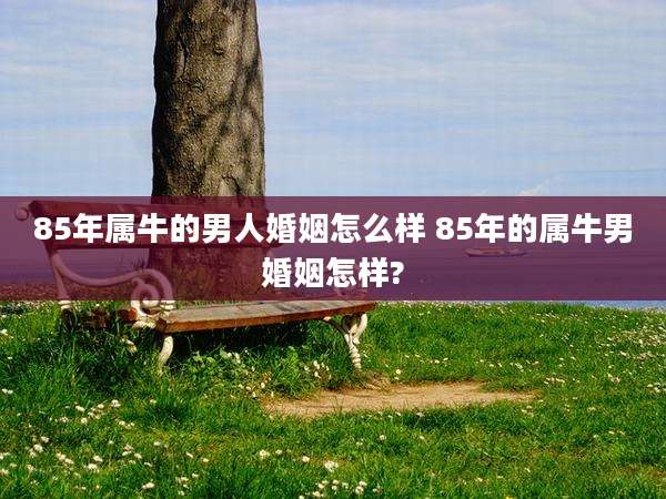 85年属牛的男人婚姻怎么样 85年的属牛男婚姻怎样?