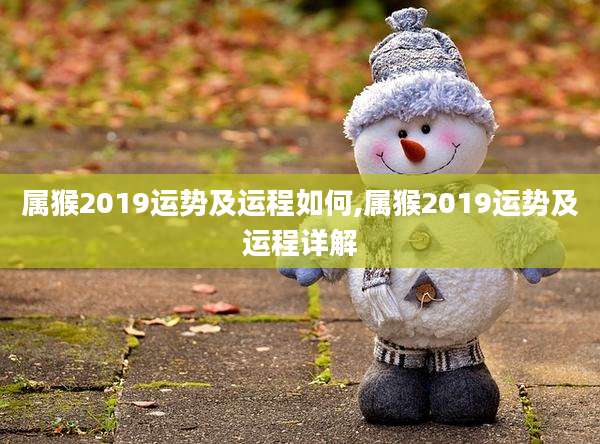 属猴2019运势及运程如何,属猴2019运势及运程详解