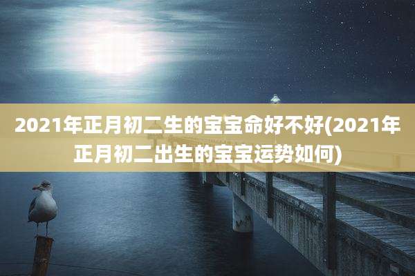2021年正月初二生的宝宝命好不好(2021年正月初二出生的宝宝运势如何)