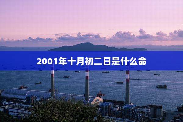2001年十月初二日是什么命