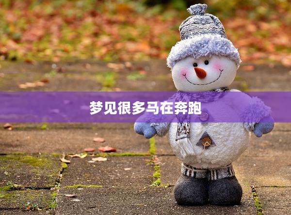 梦见很多马在奔跑