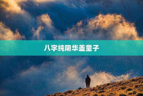 八字纯阴华盖童子