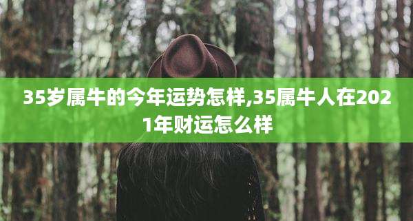 35岁属牛的今年运势怎样,35属牛人在2021年财运怎么样