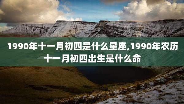 1990年十一月初四是什么星座,1990年农历十一月初四出生是什么命