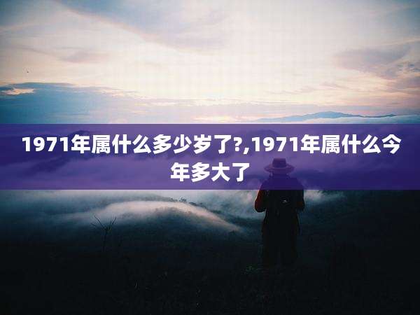1971年属什么多少岁了?,1971年属什么今年多大了