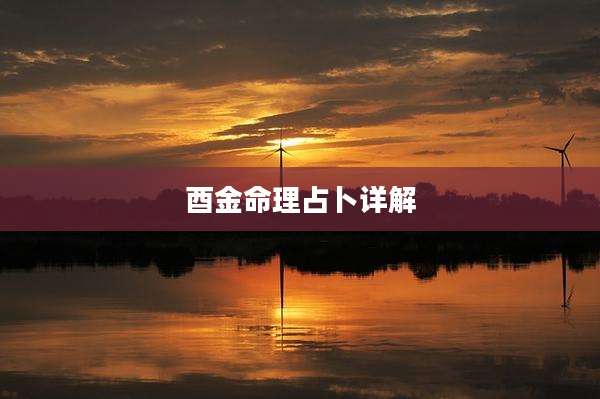 酉金命理占卜详解