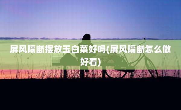 屏风隔断摆放玉白菜好吗(屏风隔断怎么做好看)