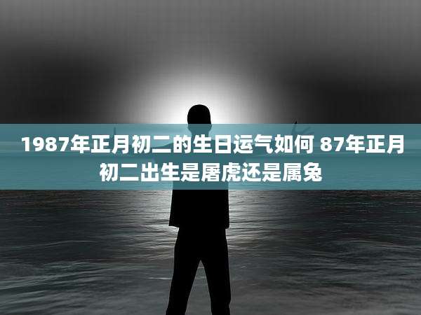 1987年正月初二的生日运气如何 87年正月初二出生是屠虎还是属兔