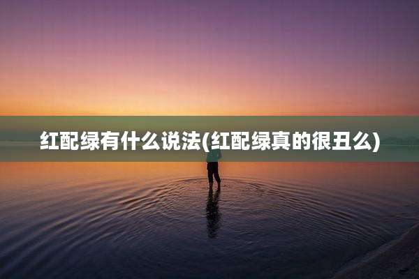 红配绿有什么说法(红配绿真的很丑么)