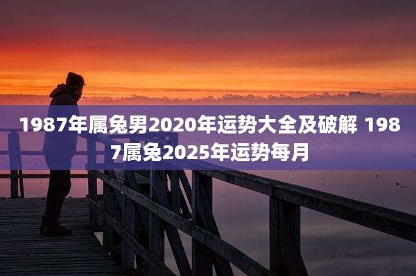 1987年属兔男2020年运势大全及破解 1987属兔2025年运势每月