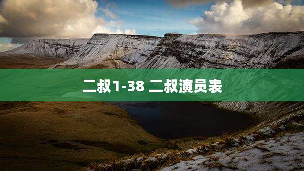 二叔1-38 二叔演员表