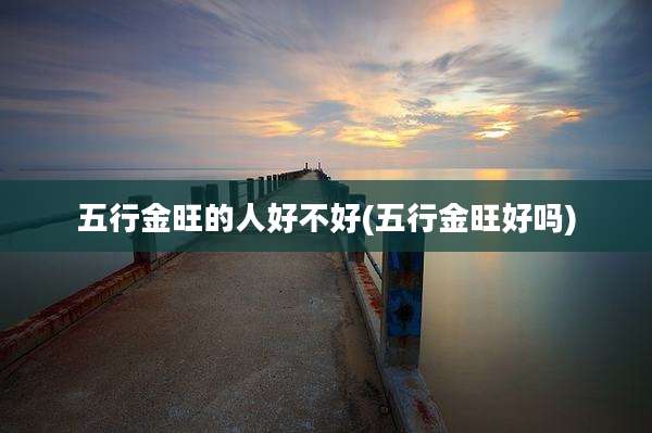 五行金旺的人好不好(五行金旺好吗)