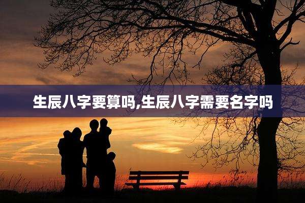 生辰八字要算吗,生辰八字需要名字吗