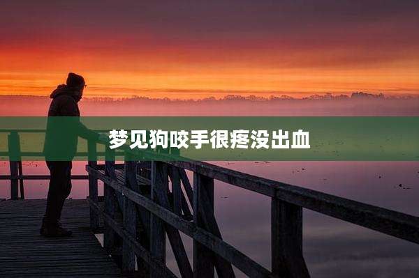 梦见狗咬手很疼没出血