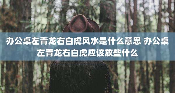 办公桌左青龙右白虎风水是什么意思 办公桌左青龙右白虎应该放些什么