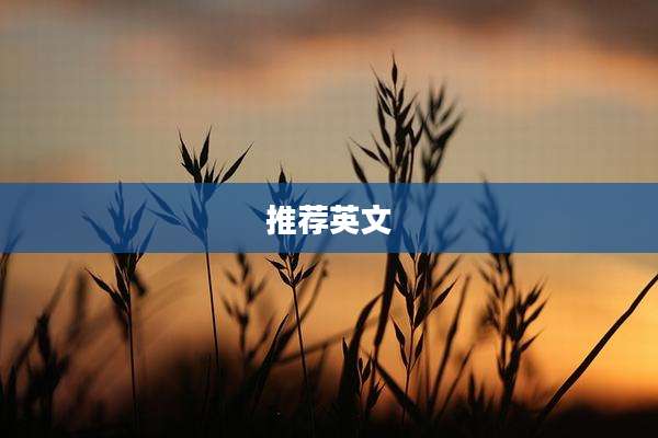 推荐英文
