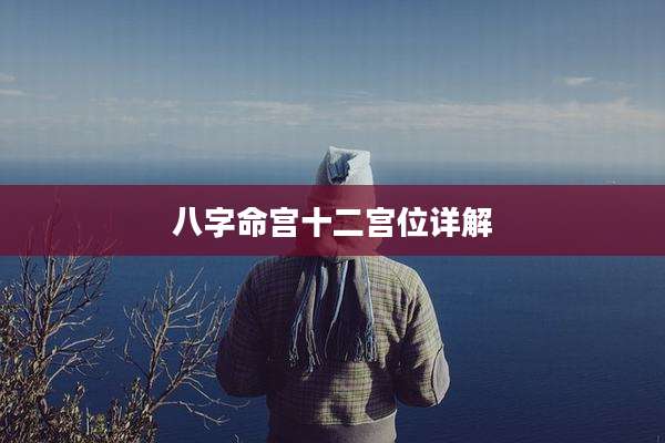 八字命宫十二宫位详解