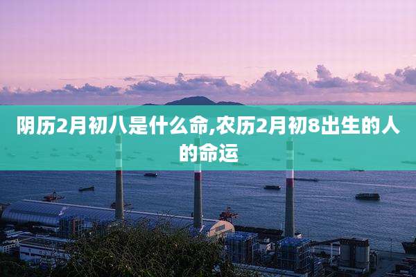 阴历2月初八是什么命,农历2月初8出生的人的命运