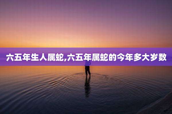 六五年生人属蛇,六五年属蛇的今年多大岁数