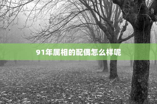 91年属相的配偶怎么样呢
