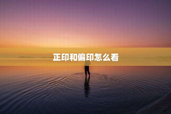 正印和偏印怎么看