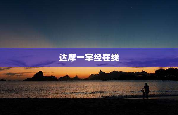 达摩一掌经在线