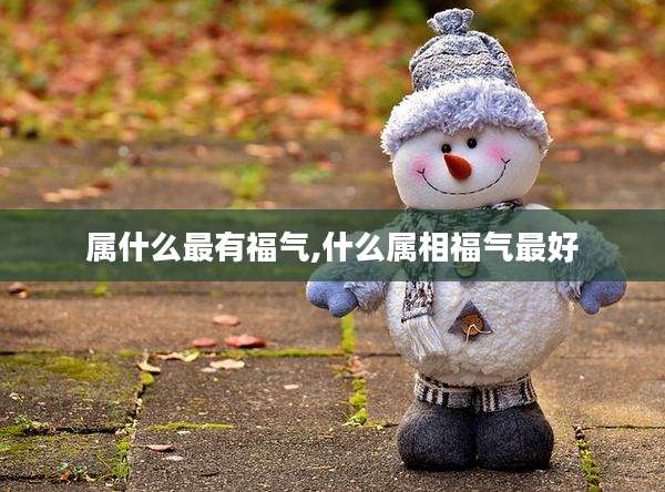 属什么最有福气,什么属相福气最好
