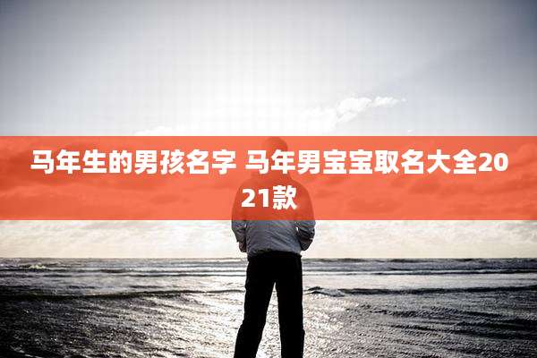 马年生的男孩名字 马年男宝宝取名大全2021款