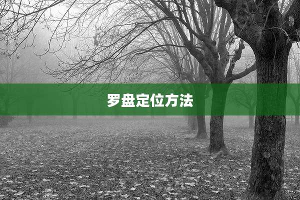 罗盘定位方法