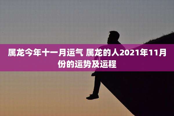属龙今年十一月运气 属龙的人2021年11月份的运势及运程