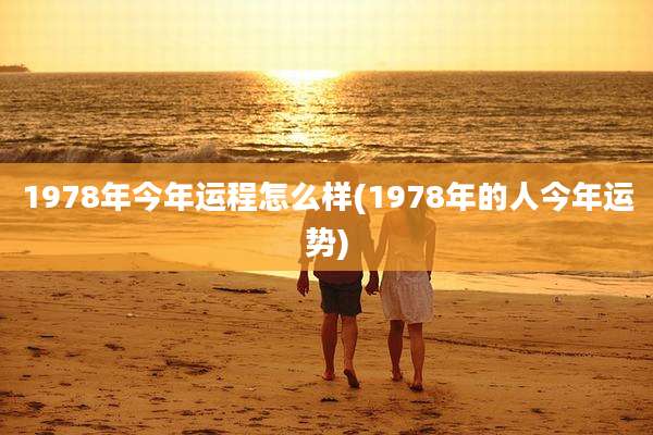 1978年今年运程怎么样(1978年的人今年运势)