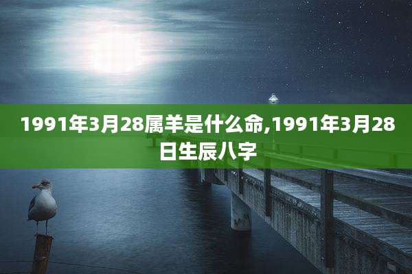 1991年3月28属羊是什么命,1991年3月28日生辰八字