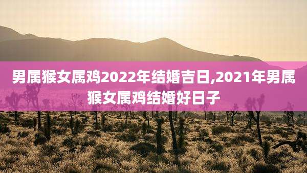 男属猴女属鸡2022年结婚吉日,2021年男属猴女属鸡结婚好日子