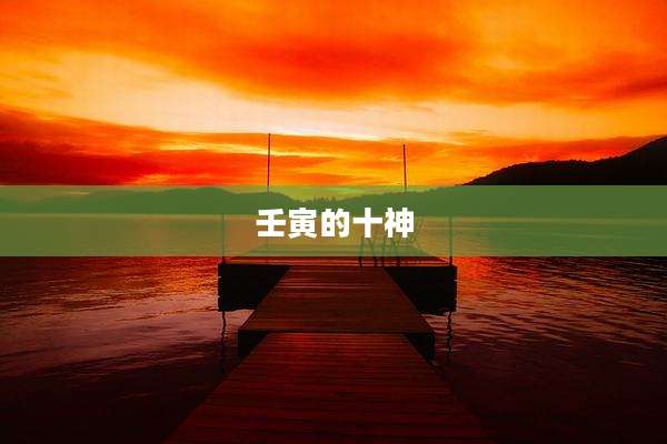 壬寅的十神