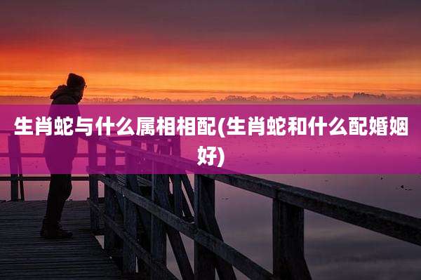 生肖蛇与什么属相相配(生肖蛇和什么配婚姻好)