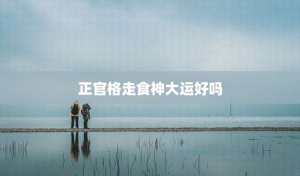 正官格走食神大运好吗