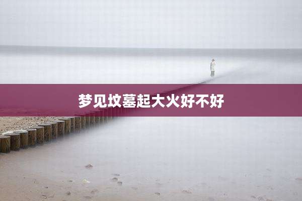 梦见坟墓起大火好不好