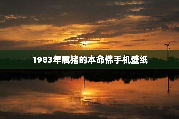 1983年属猪的本命佛手机壁纸