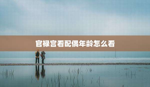官禄宫看配偶年龄怎么看