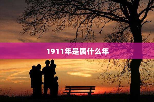 1911年是属什么年