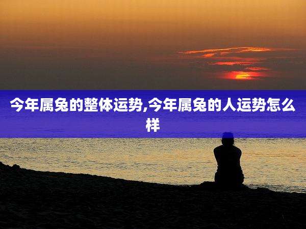 今年属兔的整体运势,今年属兔的人运势怎么样