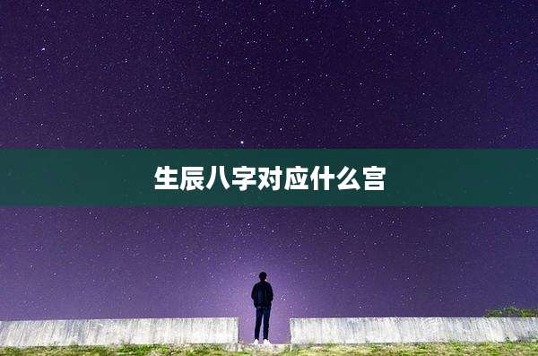 生辰八字对应什么宫