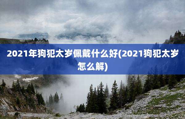 2021年狗犯太岁佩戴什么好(2021狗犯太岁怎么解)